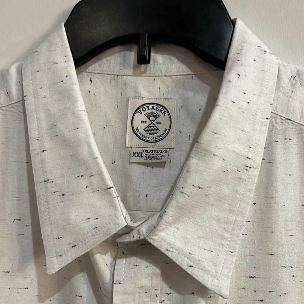 Voyager Mens Shirt White XXL - Picture 4 of 6